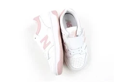 New Balance white/orb pink 480 sneaker